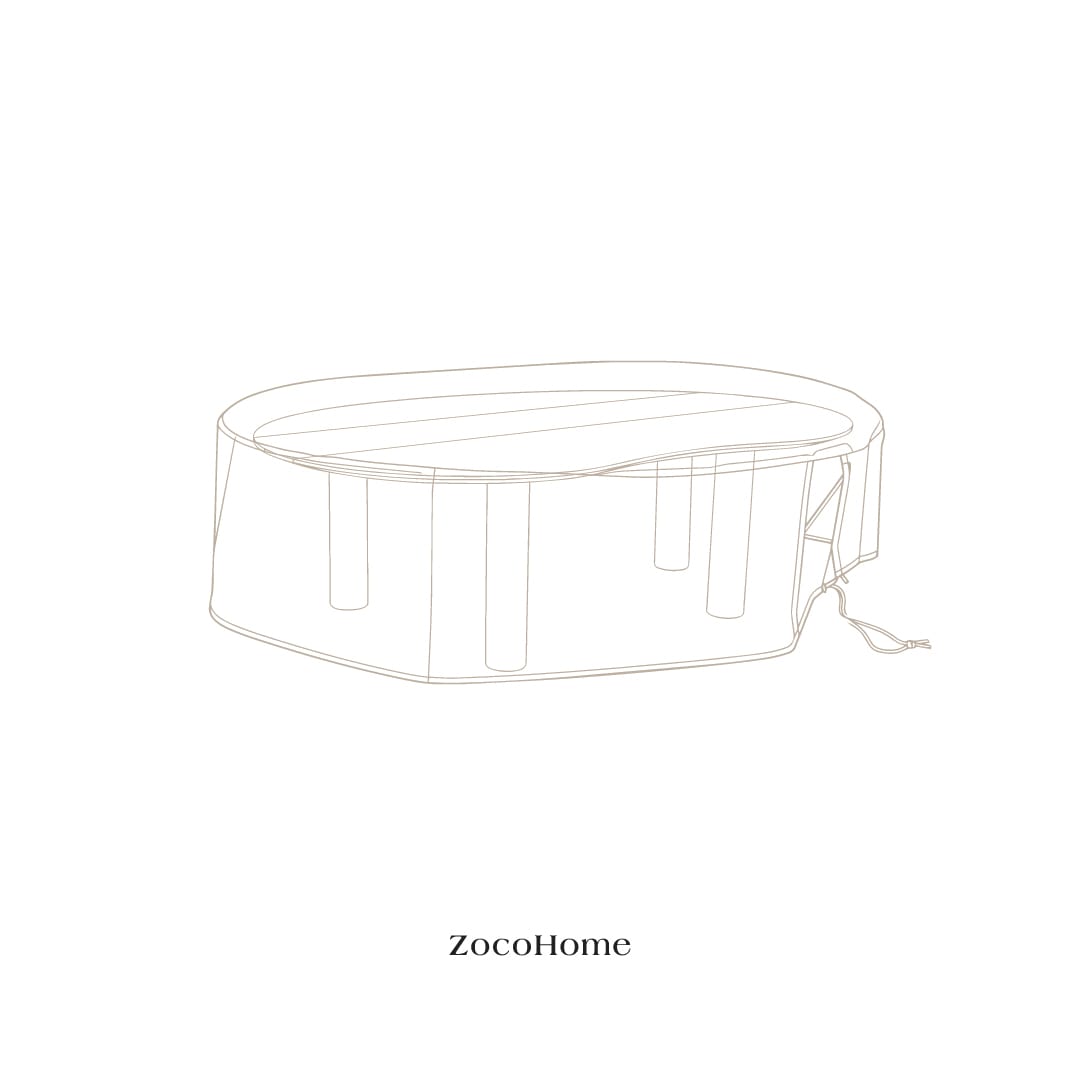 Zoco Home Outdoor/Cover Enzo Outdoor Protective Cover Coffee Table