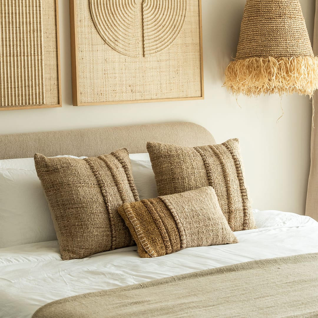 Zoco Home Decor/Textile/Cushions Etera Square Cushion Layered Stitch | 50x50