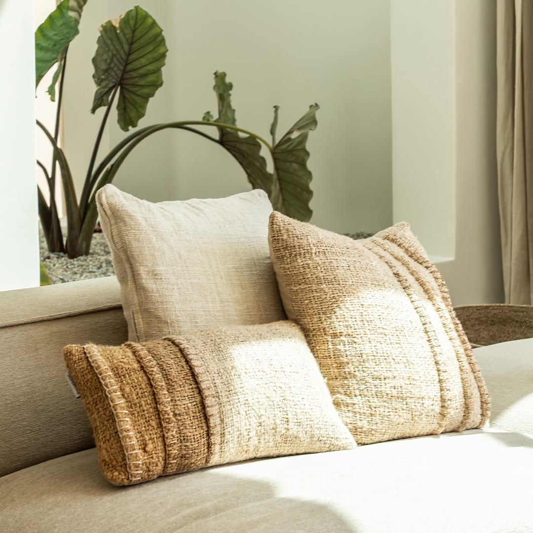 Zoco Home Decor/Textile/Cushions Etera Square Cushion Layered Stitch | 50x50