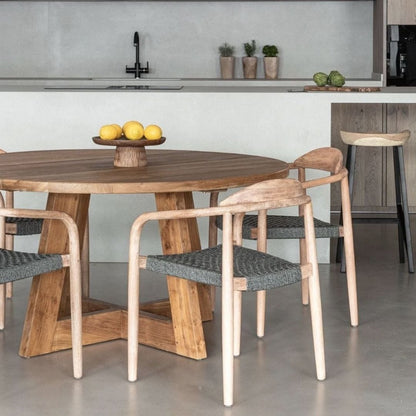 Zoco Home Eucalyptus Outdoor Chair | Grey 57x52x76cm