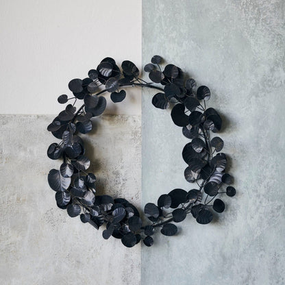Zoco Home Decor/Christmas Eucalyptus Wreath | Black 46cm