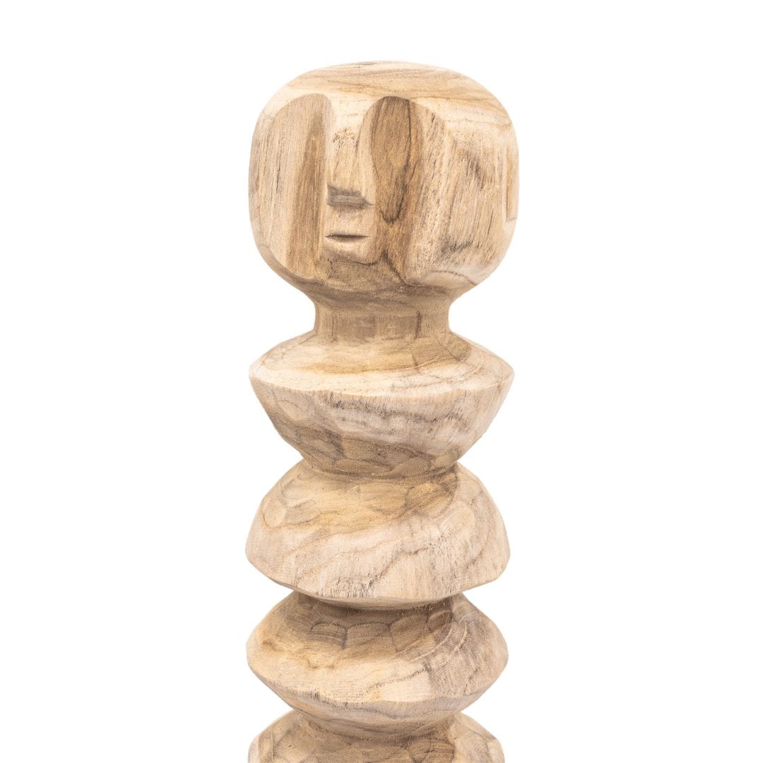 Zoco Home Home Decor Fira Wooden Statue | 45cm