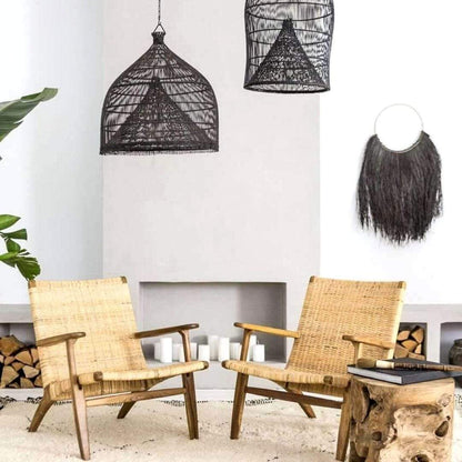 Zoco Home Decor/Lighting Fish Trap Lampshade | Black 50cm