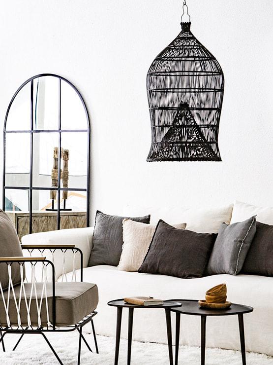 Zoco Home Decor/Lighting Fish Trap Lampshade | Black