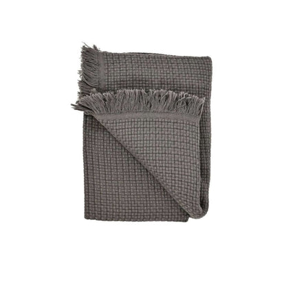Zoco Home Decor/Textile Fouta Throw | Dark Grey 125x180cm