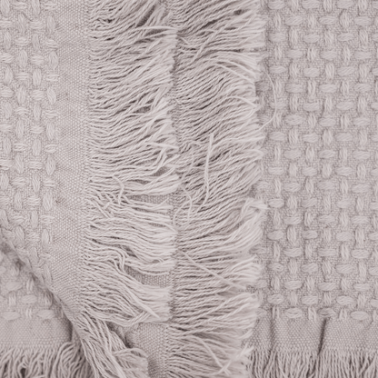 Zoco Home Decor/Textile Fouta Throw | Light Grey 130x200cm