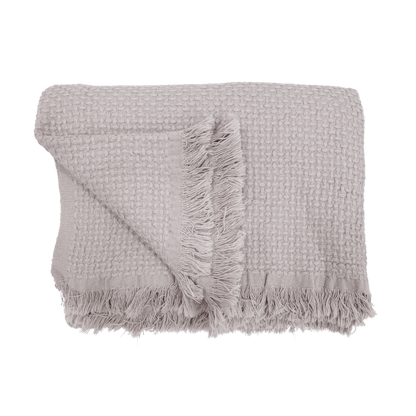 Zoco Home Decor/Textile Fouta Throw | Light Grey 130x200cm