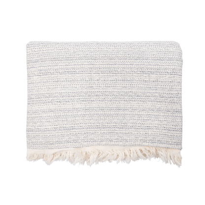 Zoco Home Decor/Textile Fouta Throw | Silver Grey 130x200cm
