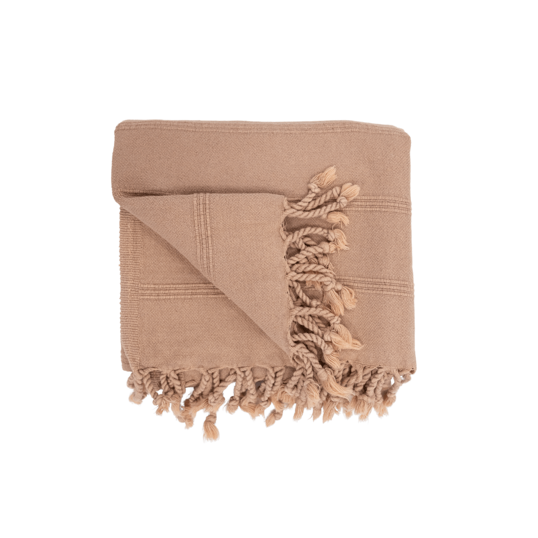 Zoco Home Decor/Textile Fouta Towel | Stonewashed Beige 90x170cm