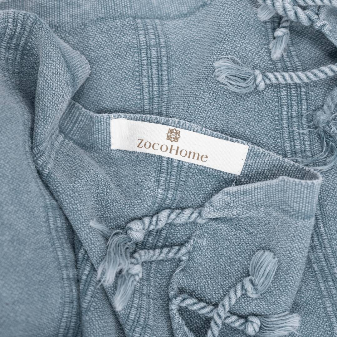 Zoco Home Decor/Textile Fouta Towel | Stonewashed Blue 90x170cm