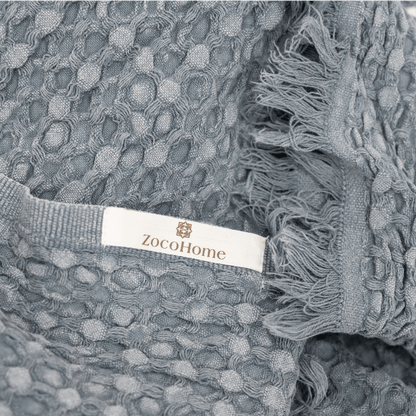 Zoco Home Fouta Waffle | Blue 80x180cm