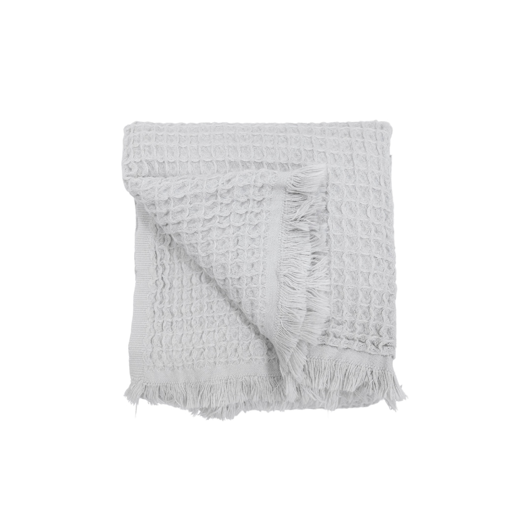 Zoco Home Decor/Textile Fouta Waffle Towel | Light Grey 85x170cm