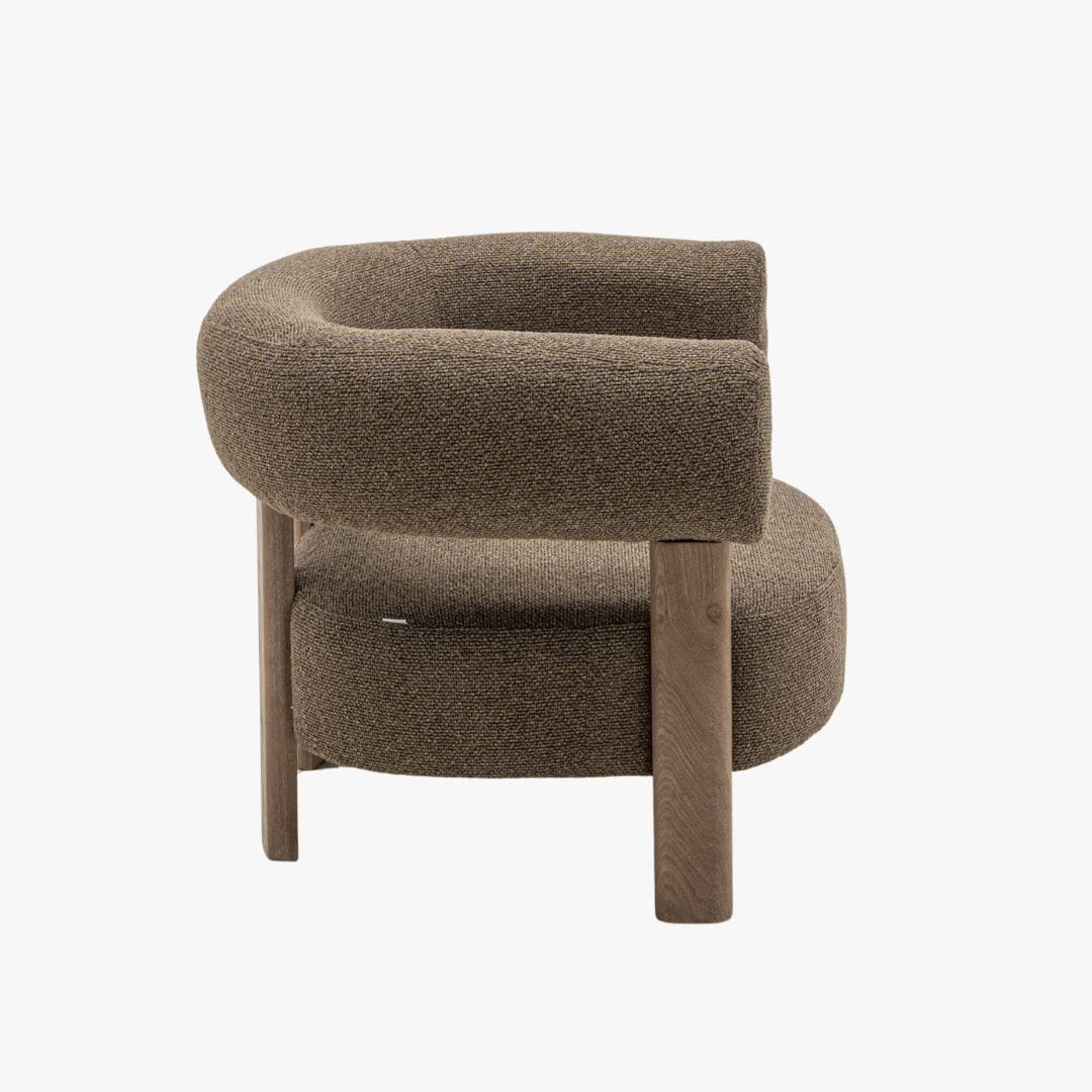 Zoco Home Furniture/Sofas Halea Armchair | Mocha