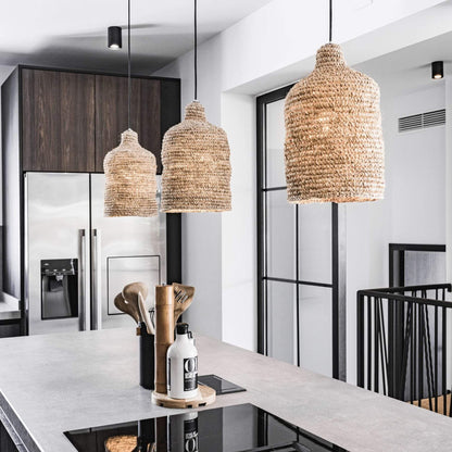 Zoco Home Decor/Lighting Hanging Raffia Lamp | 22x22x38cm
