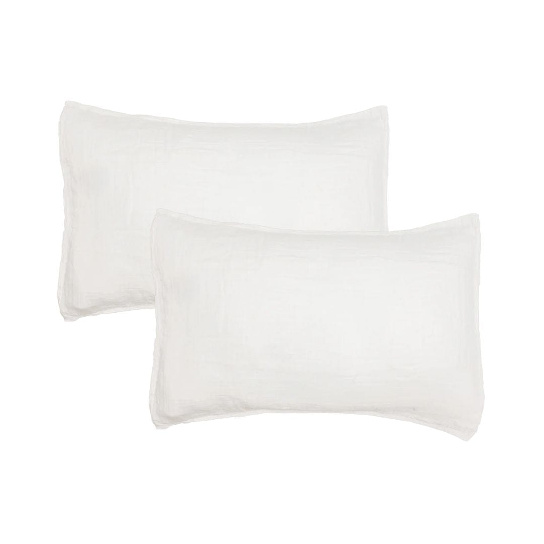 Zoco Home Decor/Textile/Bedding Haven Pillowcases | Set of 2 | White 50x70cm