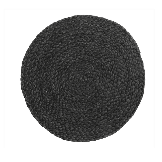 Mantel de yute | Negro 35 cm