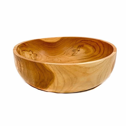 Teak Wooden Bowl | 30x10cm