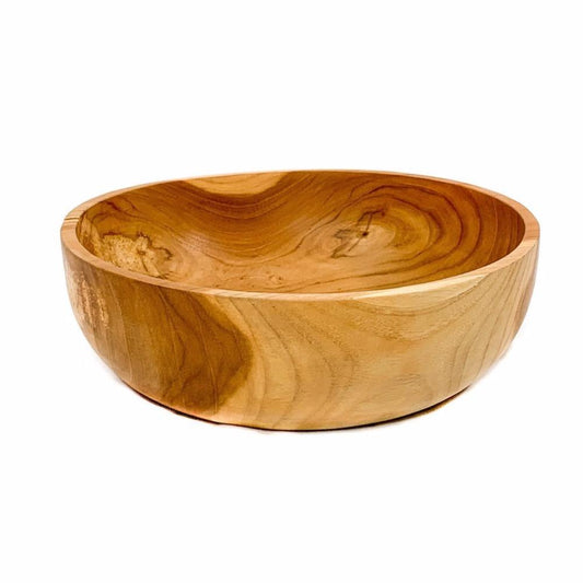 Teak Wooden Bowl | 30x10cm