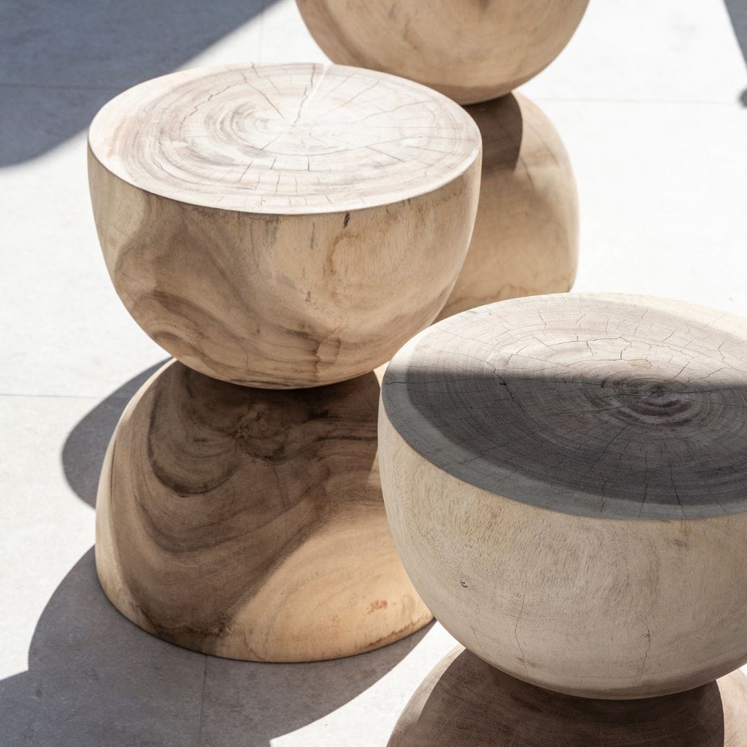 Zoco Home Furniture/Table Hourglass Stool