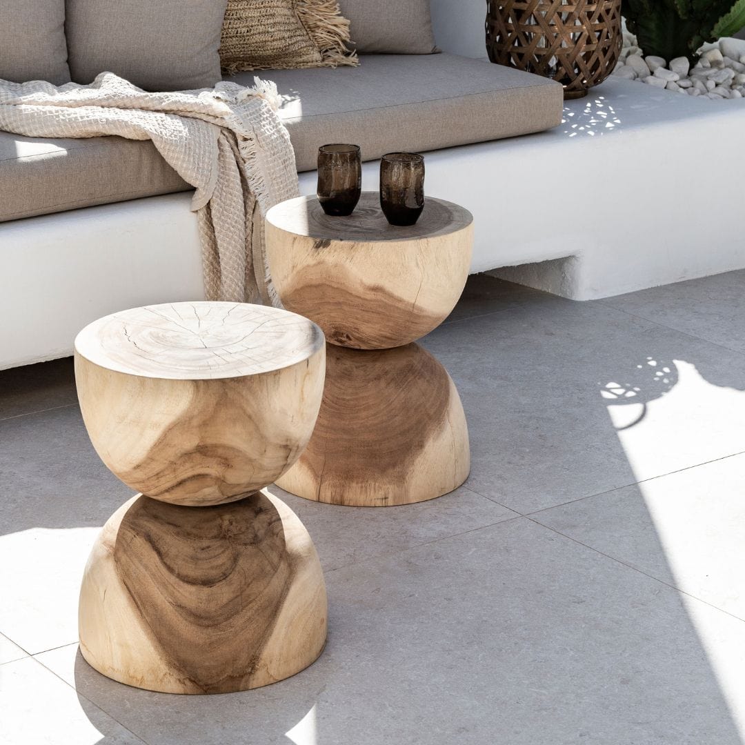 Zoco Home Furniture/Table Hourglass Stool