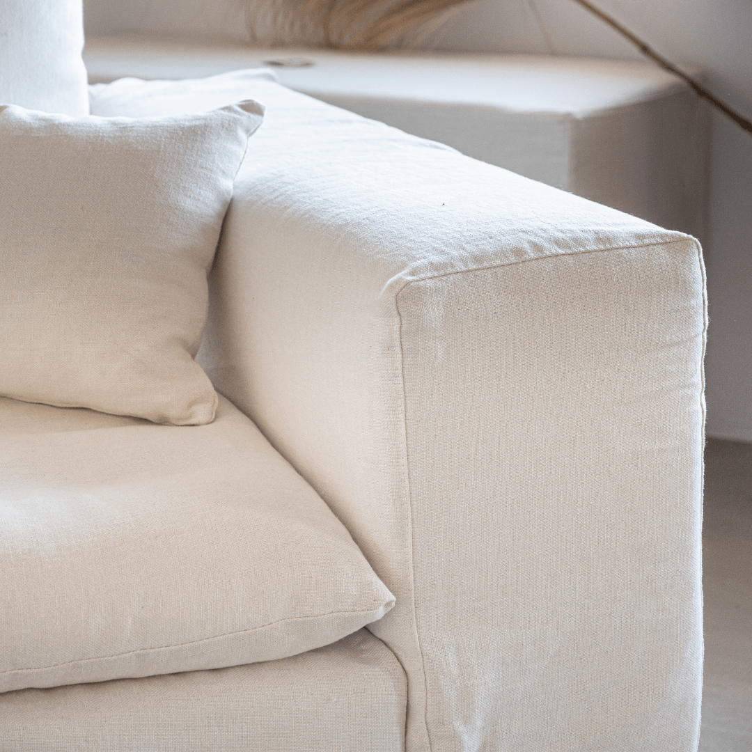 Zoco Home Furniture Ibiza Haven Linen Corner Sofa | 270x105/270x70cm