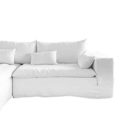 Zoco Home Furniture/Sofa Ibiza Haven Linen Corner Sofa | 270x105/270x70cm