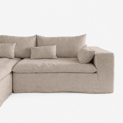 Zoco Home Ibiza Haven Vibe Easyclean Corner Sofa