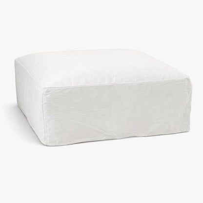 Zoco Home Furniture/Sofa Ibiza Linen Pouf