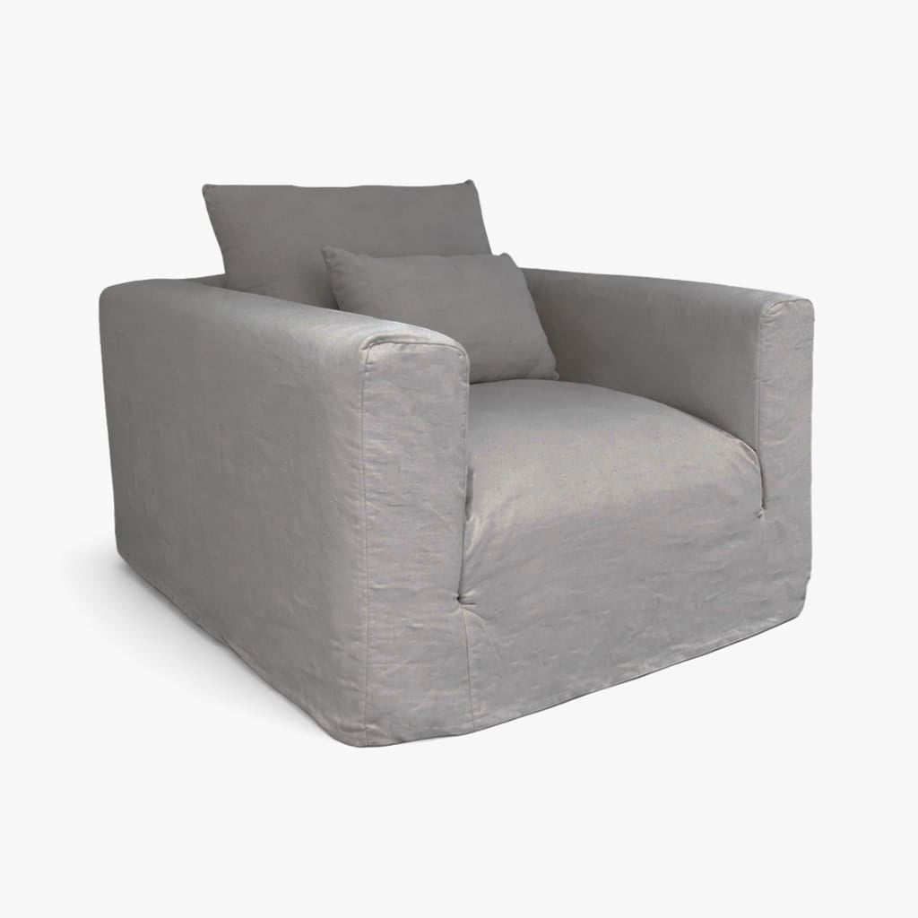 Zoco Home Furniture/Sofa Ibiza Linen Single Sofa