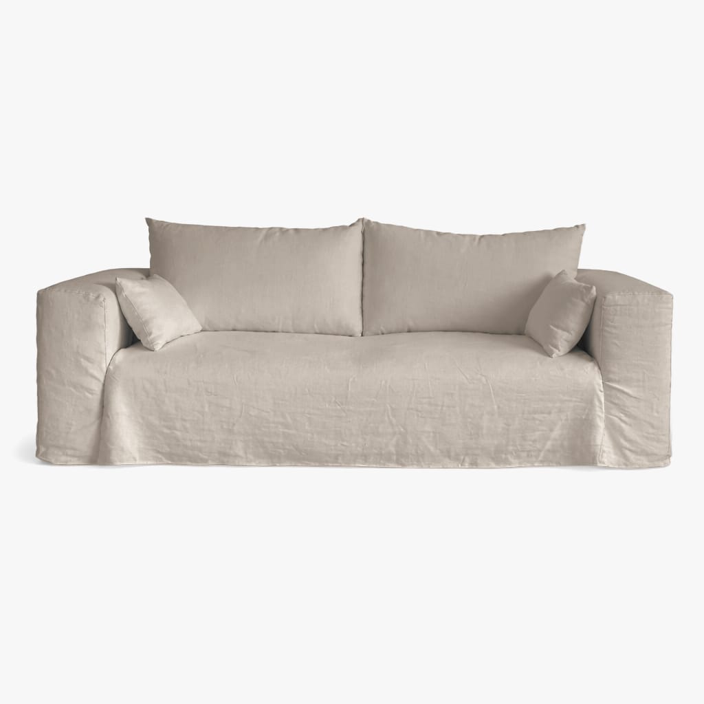 Zoco Home Furniture/Sofa Ibiza Linen Sofa | 330cm