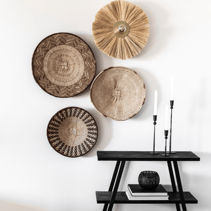 Zoco Home Decor/Accessories Iron Candle Stand | Black 6x18cm