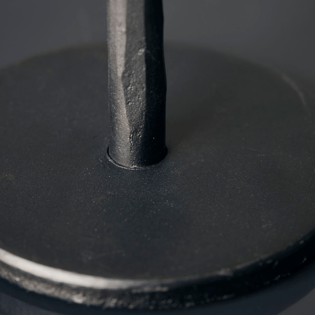 Zoco Home Decor/Accessories Iron Candle Stand | Black 6x18cm
