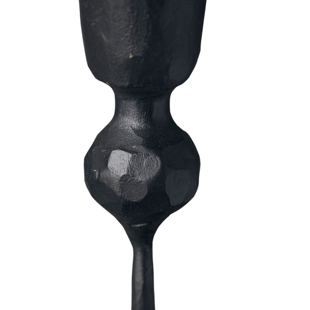 Zoco Home Decor/Accessories Iron Candle Stand | Black 6x18cm