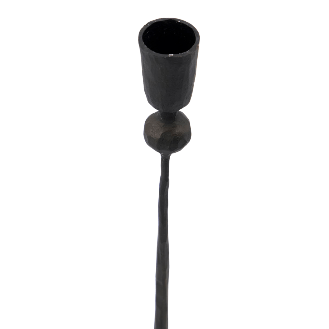 Zoco Home Decor/Accessories Iron Candle Stand | Black 6x29cm