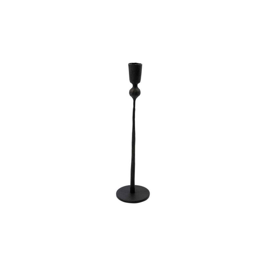 Zoco Home Decor/Accessories Iron Candle Stand | Black 6x29cm