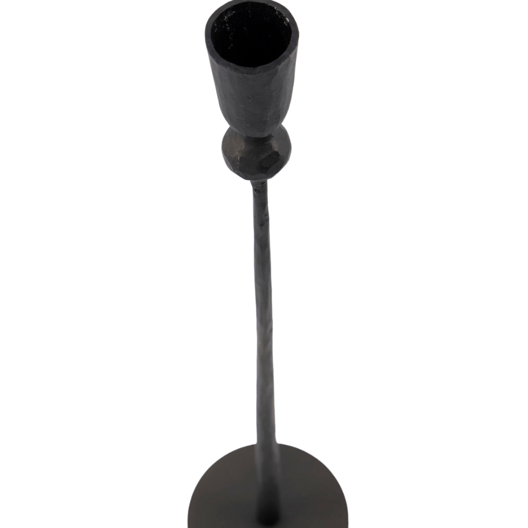 Zoco Home Decor/Accessories Iron Candle Stand | Black 7x41cm