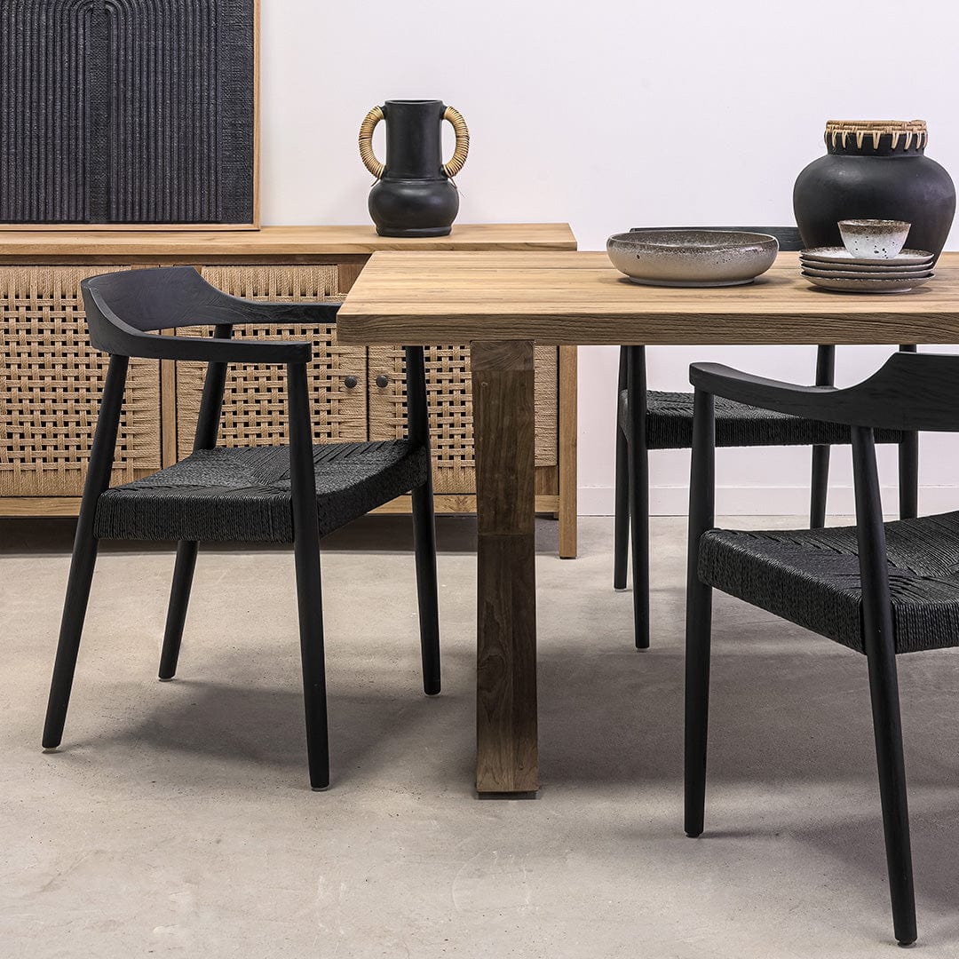 Zoco Home Outdoor/Chair/Dining Isha Dining Chair | Black