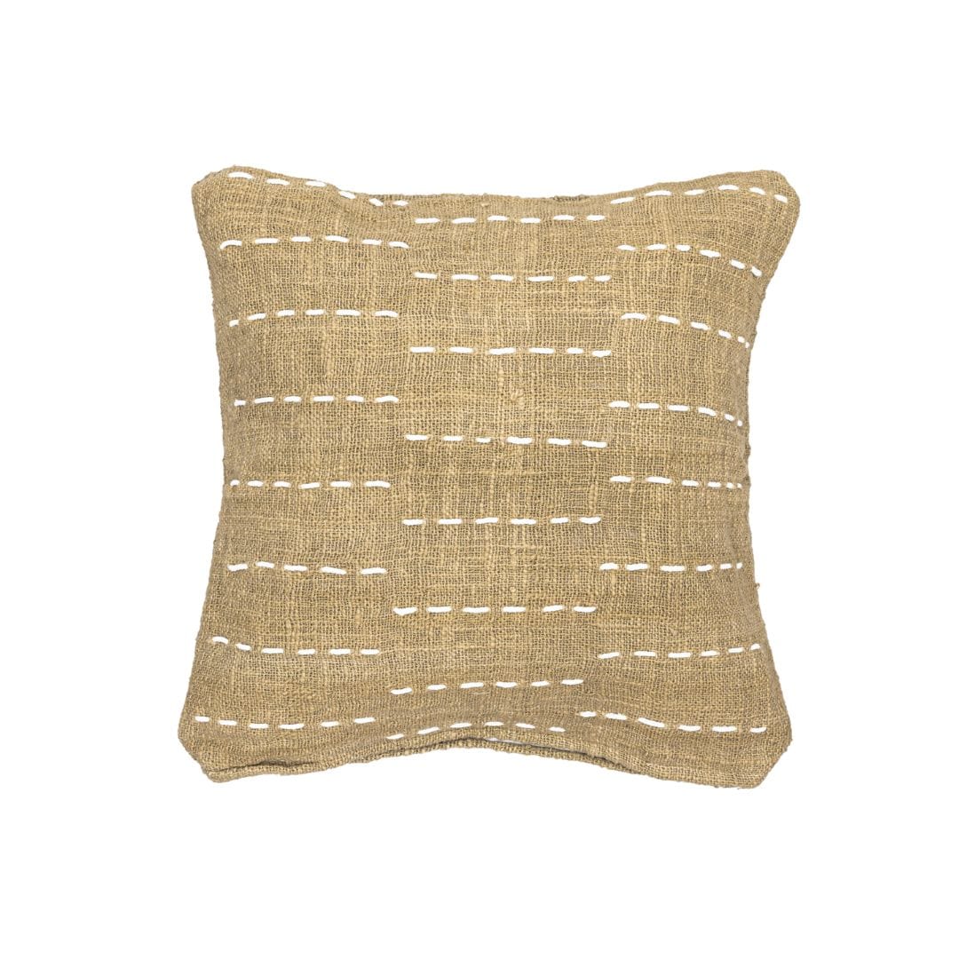 Zoco Home Decor/Textile/Cushions Jemina Square Cushion Horizontal Stitch Lines | 50x50cm