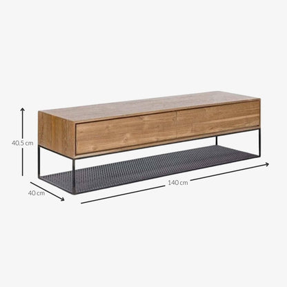 Zoco Home Furniture/Storage Juno Recycled Teak TV Stand | 140x40cm