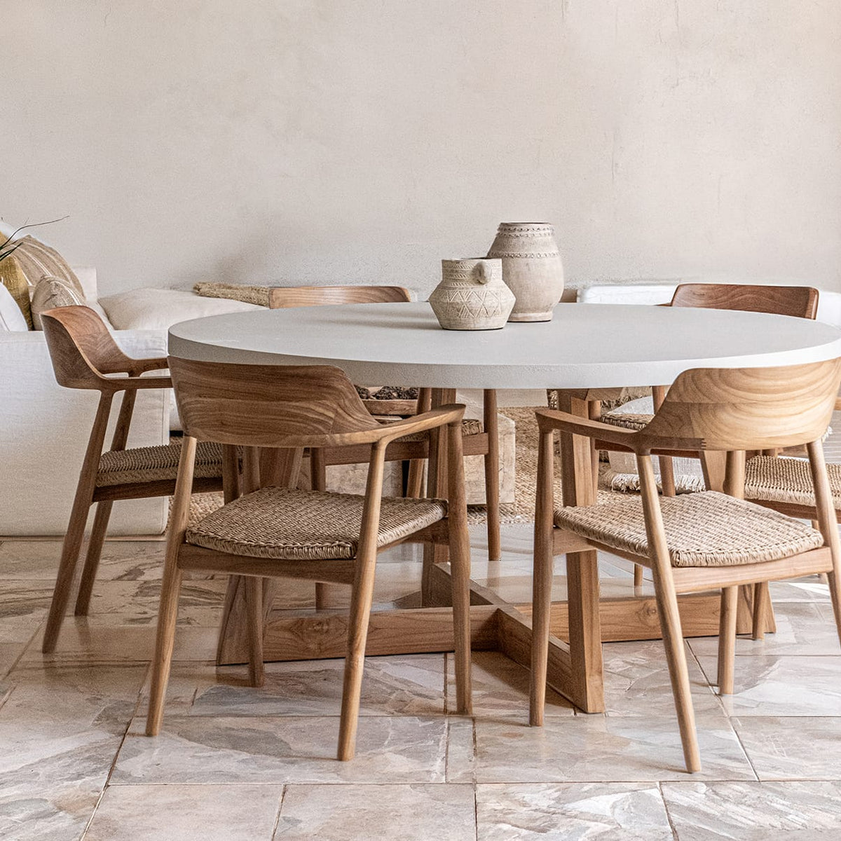 Zoco Home Outdoor/Table/Dining Kai Round Dining Table