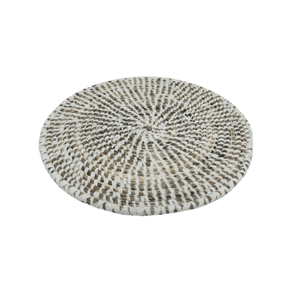 Zoco Home Kindia Table Mat | Natural/White