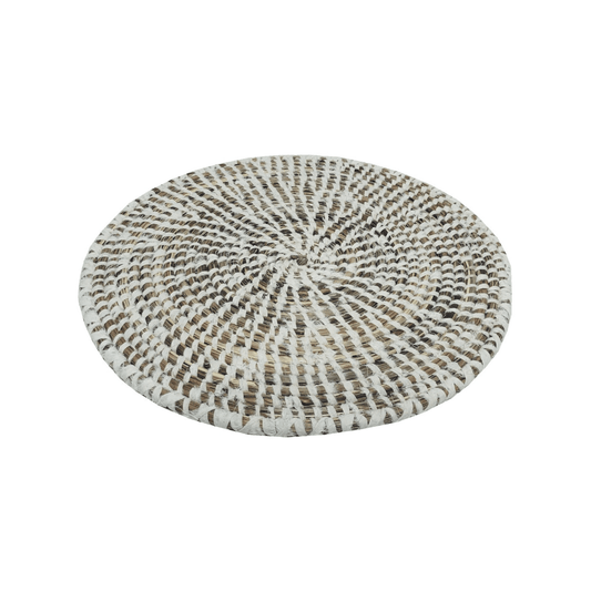 Zoco Home Kindia Table Mat | Natural/White