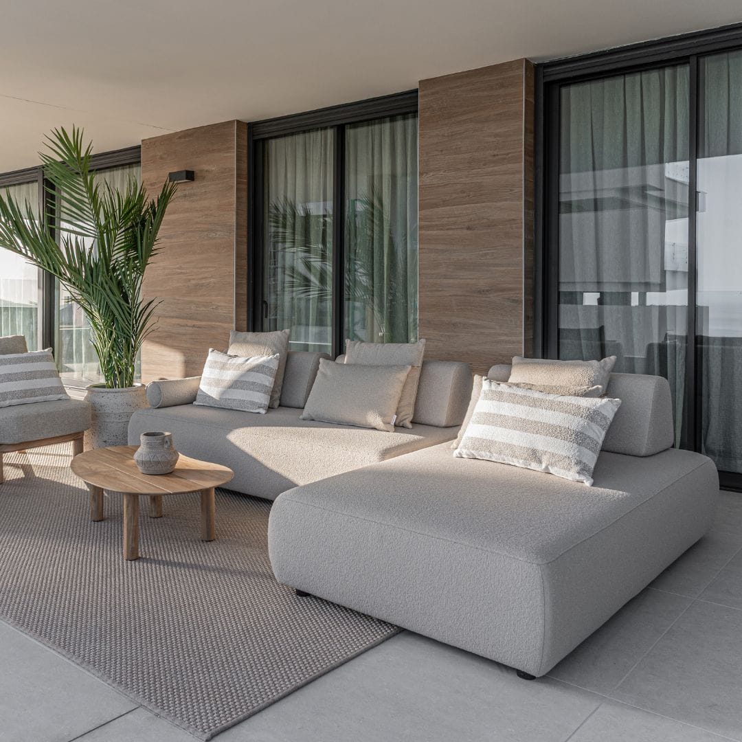 Zoco Home Outdoor/Sofa Lagos Modular Chaise Longue Sofa