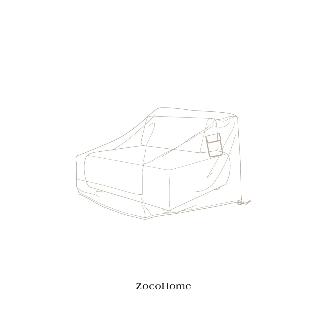 Zoco Home Furniture/Sofas/Accessories Lagos Outdoor Protective Cover Single Sofa