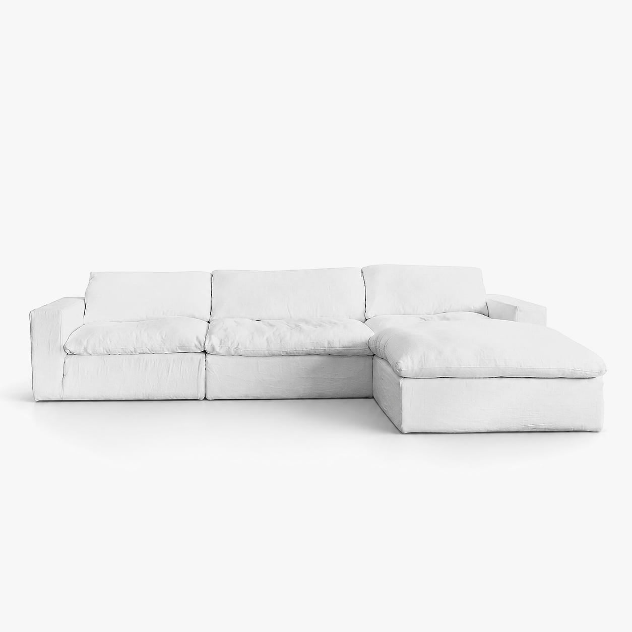 Zoco Home Furniture/Sofa Laguna Linen Sofa