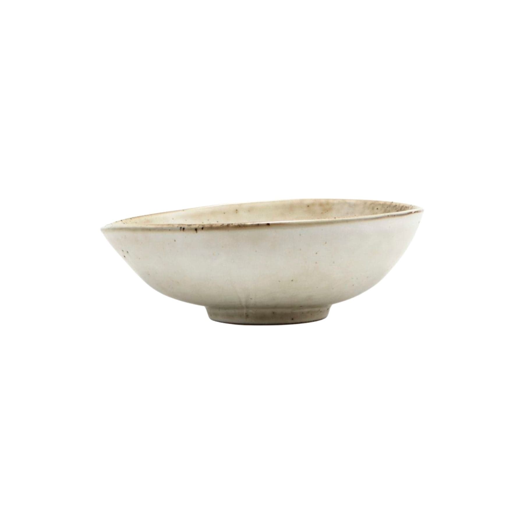 Zoco Home Decor/Kitchen Lake Stoneware Bowl | Grey | 17.5x15x6cm