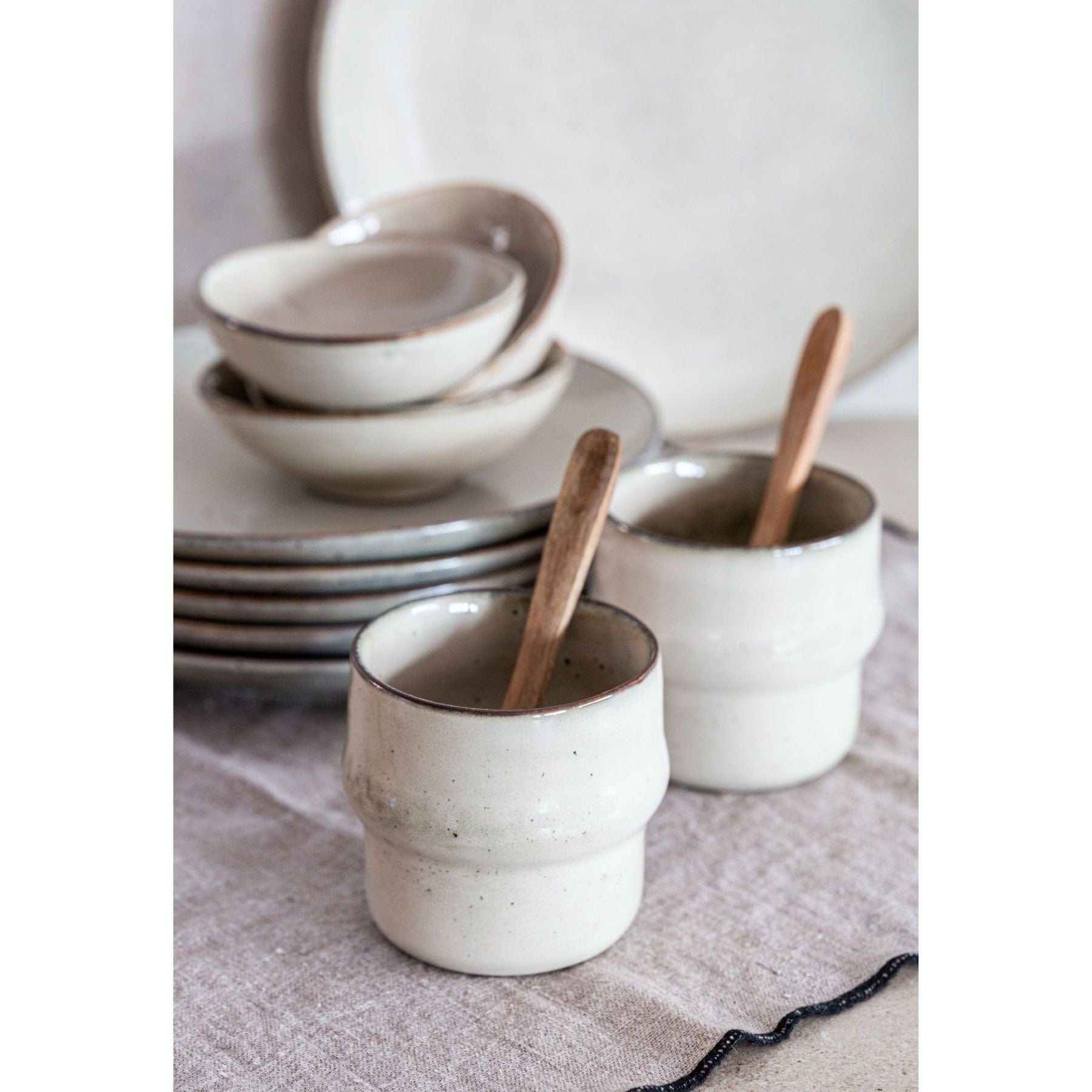 Zoco Home Decor/Kitchen Lake Stoneware Mug | Grey 8.3x8.3cm