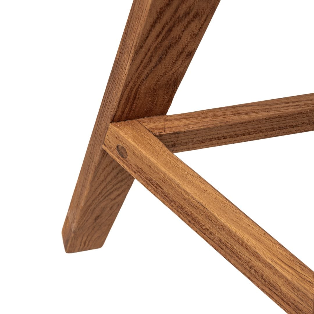 Zoco Home Furniture/Chair Lido Teak Bar Stool | 35x66cm