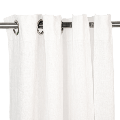 Zoco Home Decor/Textile Linen Curtain | White 140x360cm