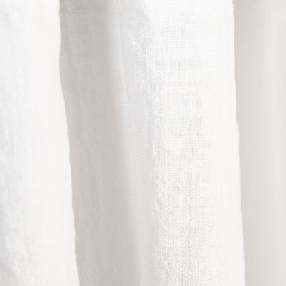 Zoco Home Decor/Textile Linen Curtain | White 140x360cm